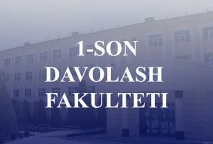 1-son davolash ishi